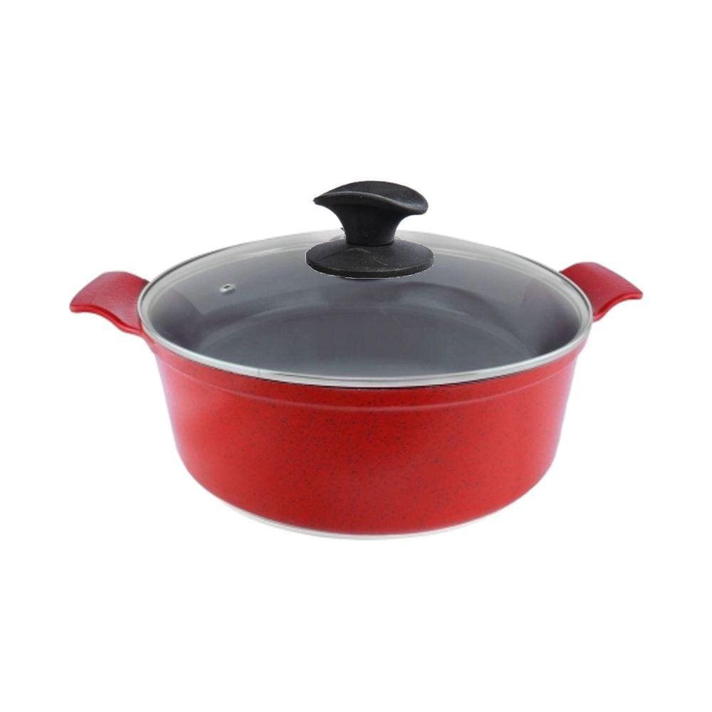 Caçarola Vermelha Antiaderente em Cerâmica Javali AA 20cm
