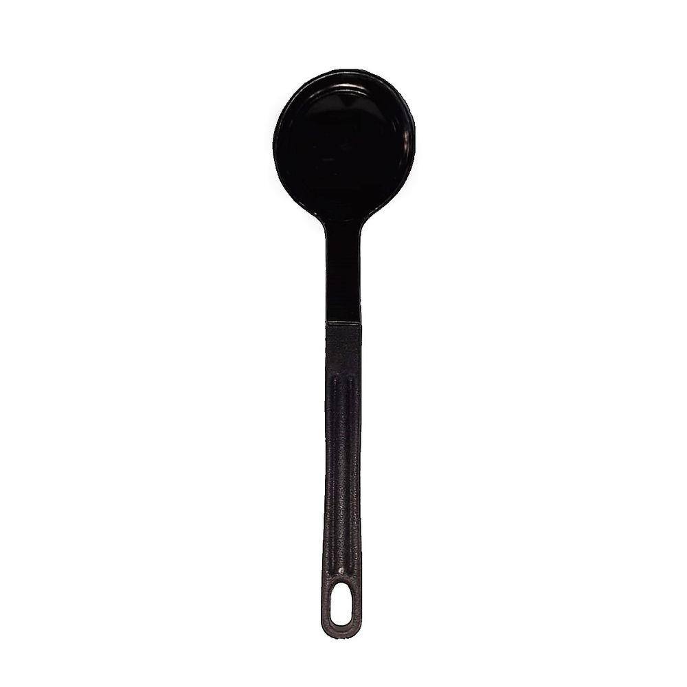 Concha de Feijão Nylon Talher Cozinha Utensílio Preto 28cm