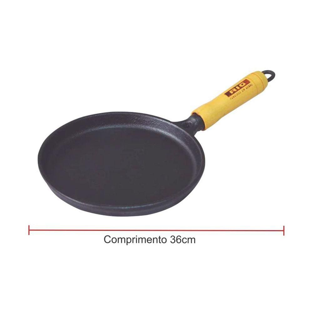 Tapioqueira De Ferro Fundido Redonda - Diametro 19cm