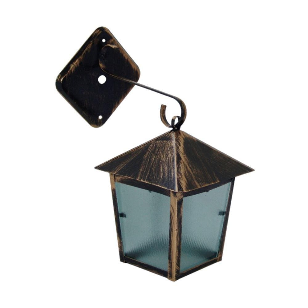 Luminária de Parede Verona em Alumínio Fundido Ouro 20x11cm