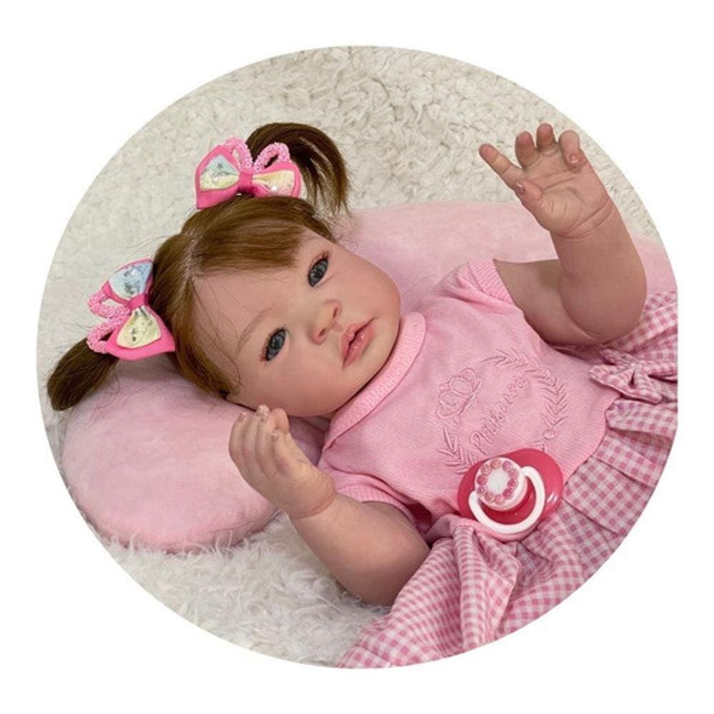 Bebe Reborn Boneca Princesa Silicone Banho Realista K02 - Ana