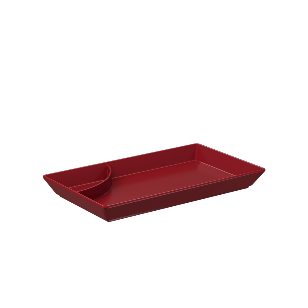 Prato Para Sushi Coza Uno 19,3 x 11,2 x 21,5 cm Vermelho Bold