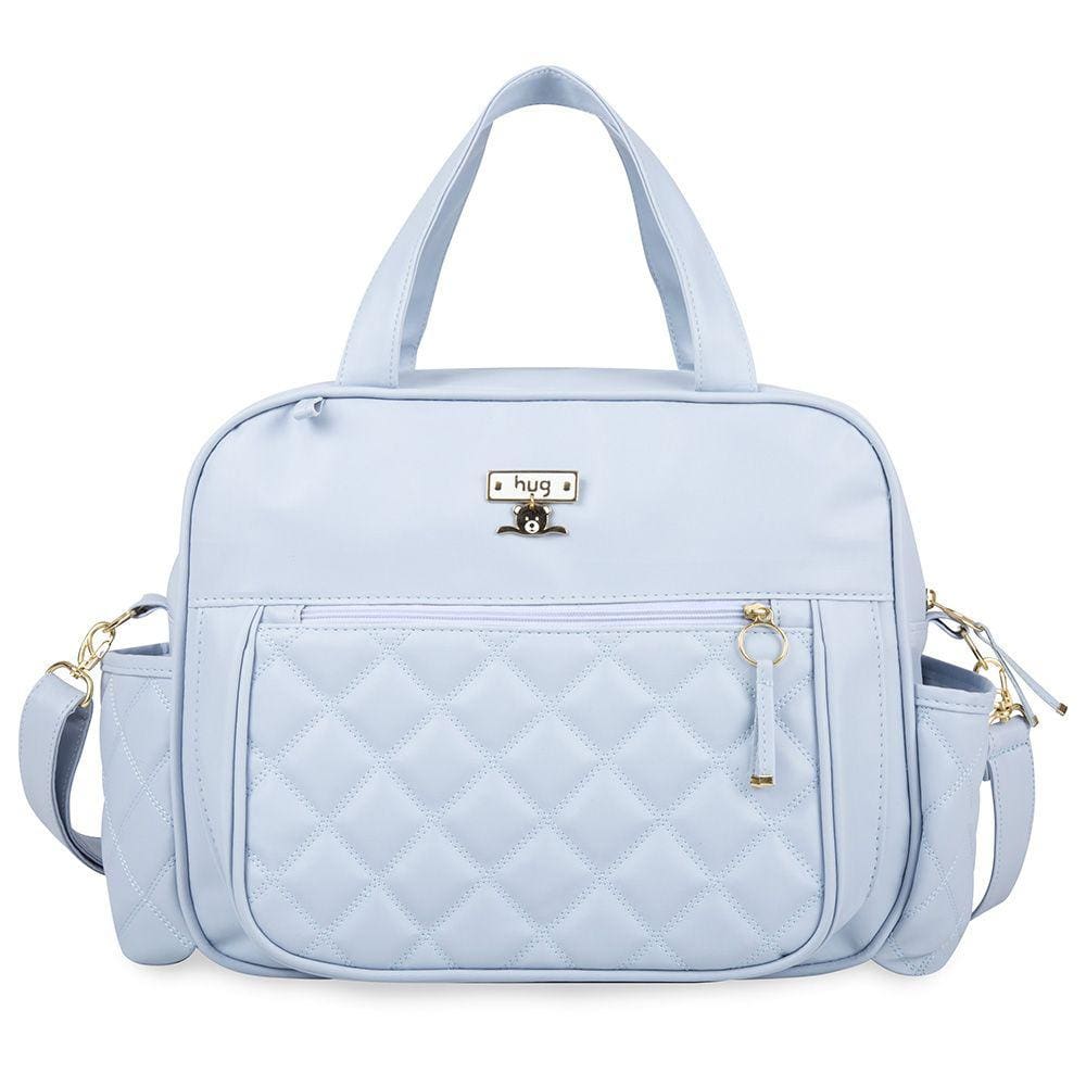 Bolsa Maternidade Graciosa Grande Hug Azul Claro