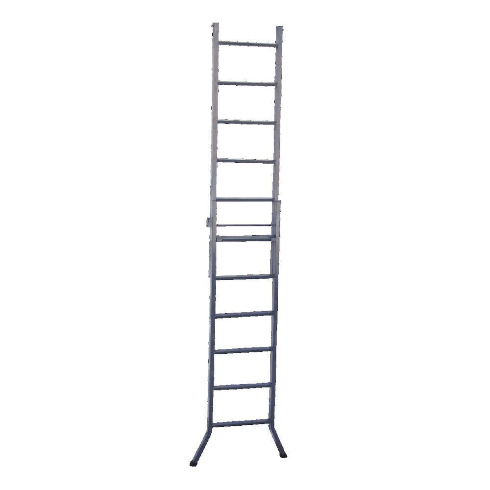 Escada 3 em 1 Extensiva em Chapa de Aço 11 e 6 degraus 330cm