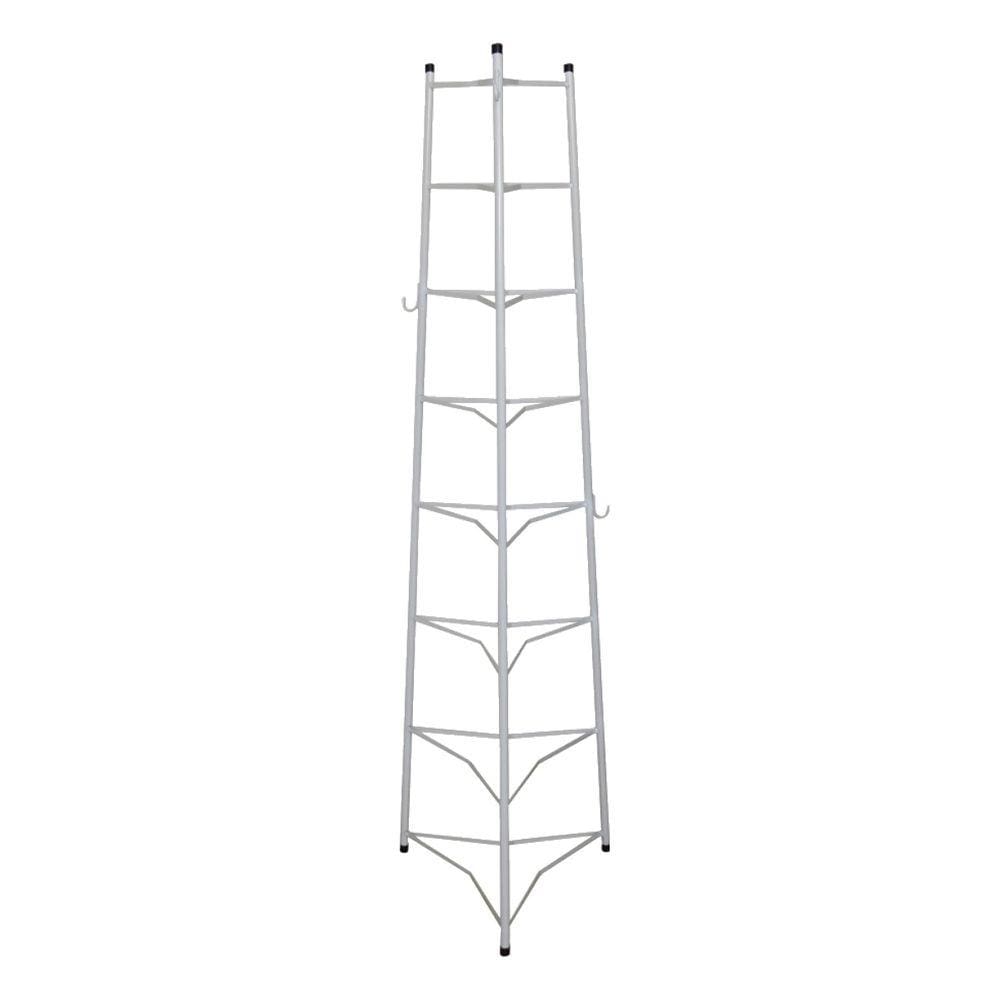 Tripé Porta Panelas Estrela Branco 8 Compartimentos 150cm