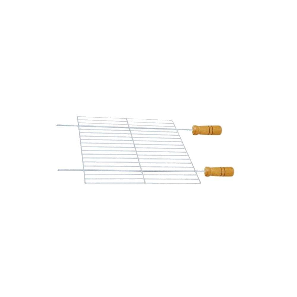 Grelha Plana Quadrada P/ Churrasqueira 45x68 Aço Galvanizado