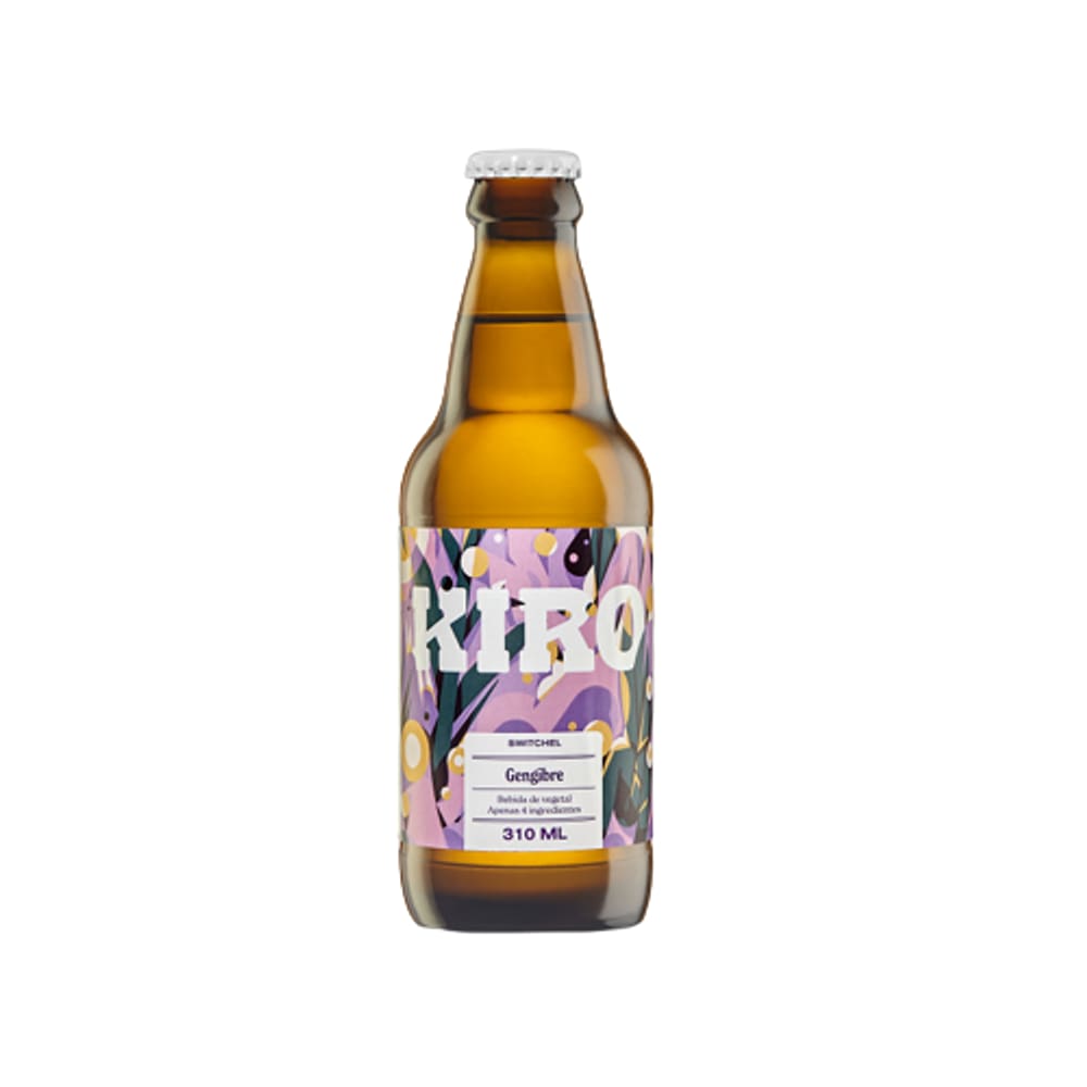 Kit 6X: Bebida Kiro Switchel com Gengibre 310ml
