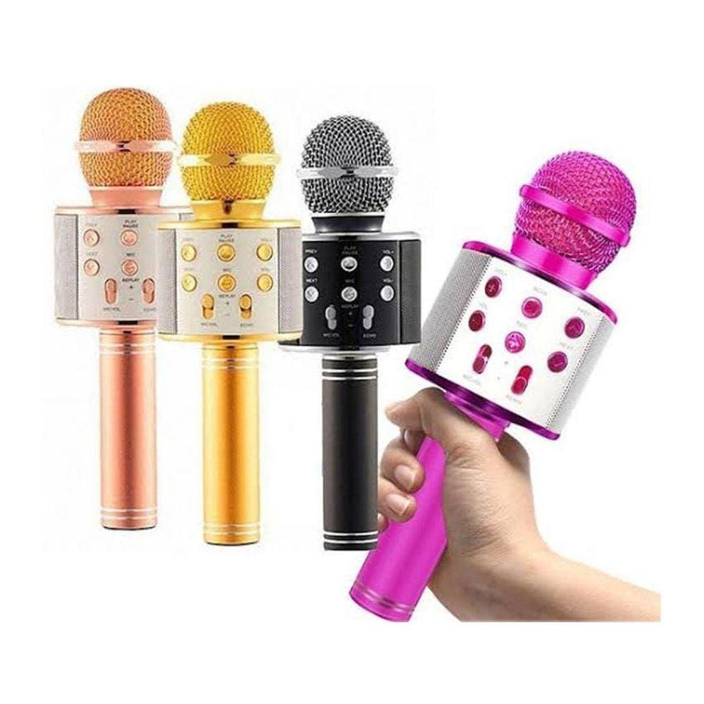 Karaoke Sem Fio Microfone Via Bluetooth
