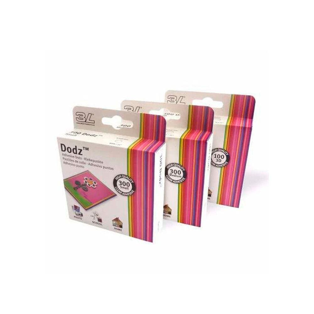 Adesivo Dupla Face Dodz Medium Extra Forte 12 Caixas C/ 300