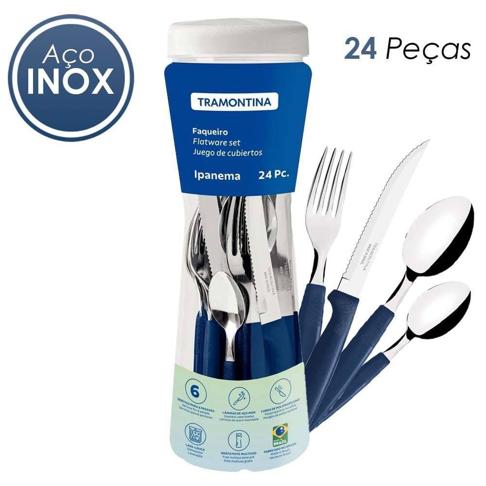 Faqueiro Inox 24 Peças Ipanema Tramontina