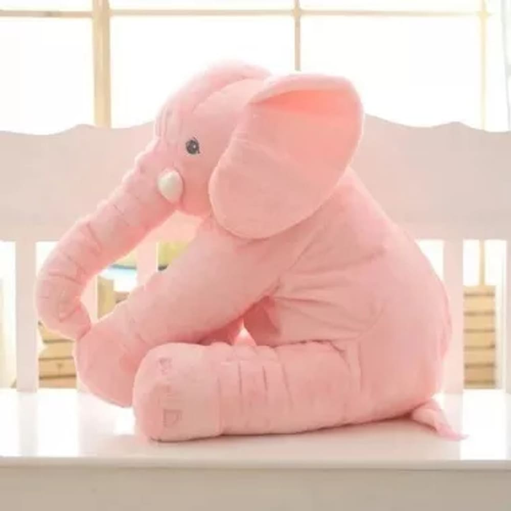 Almofada Elefante Travesseiro Pelúcia Bebê Dormir