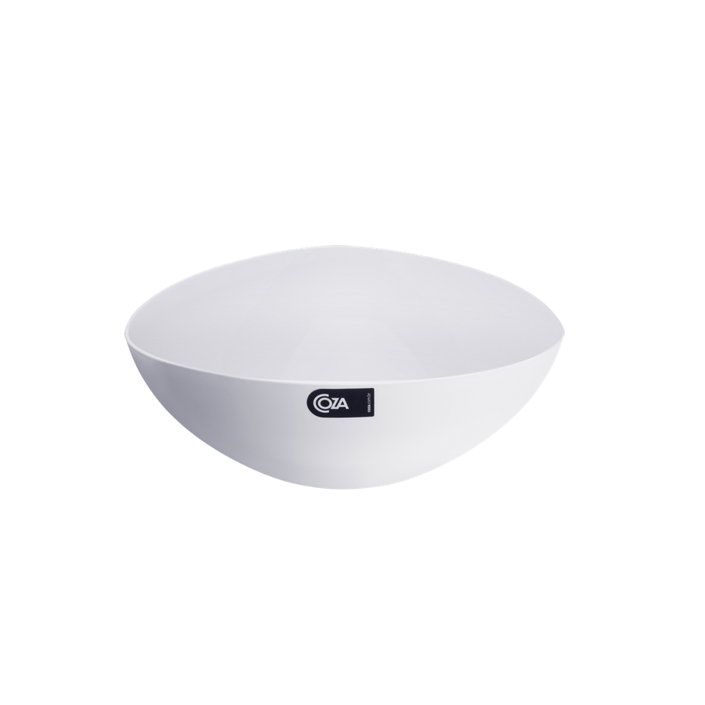 Saladeira Triangular Coza Essential  25 x 25 x 9,2 cm 2,5 Litros Branco