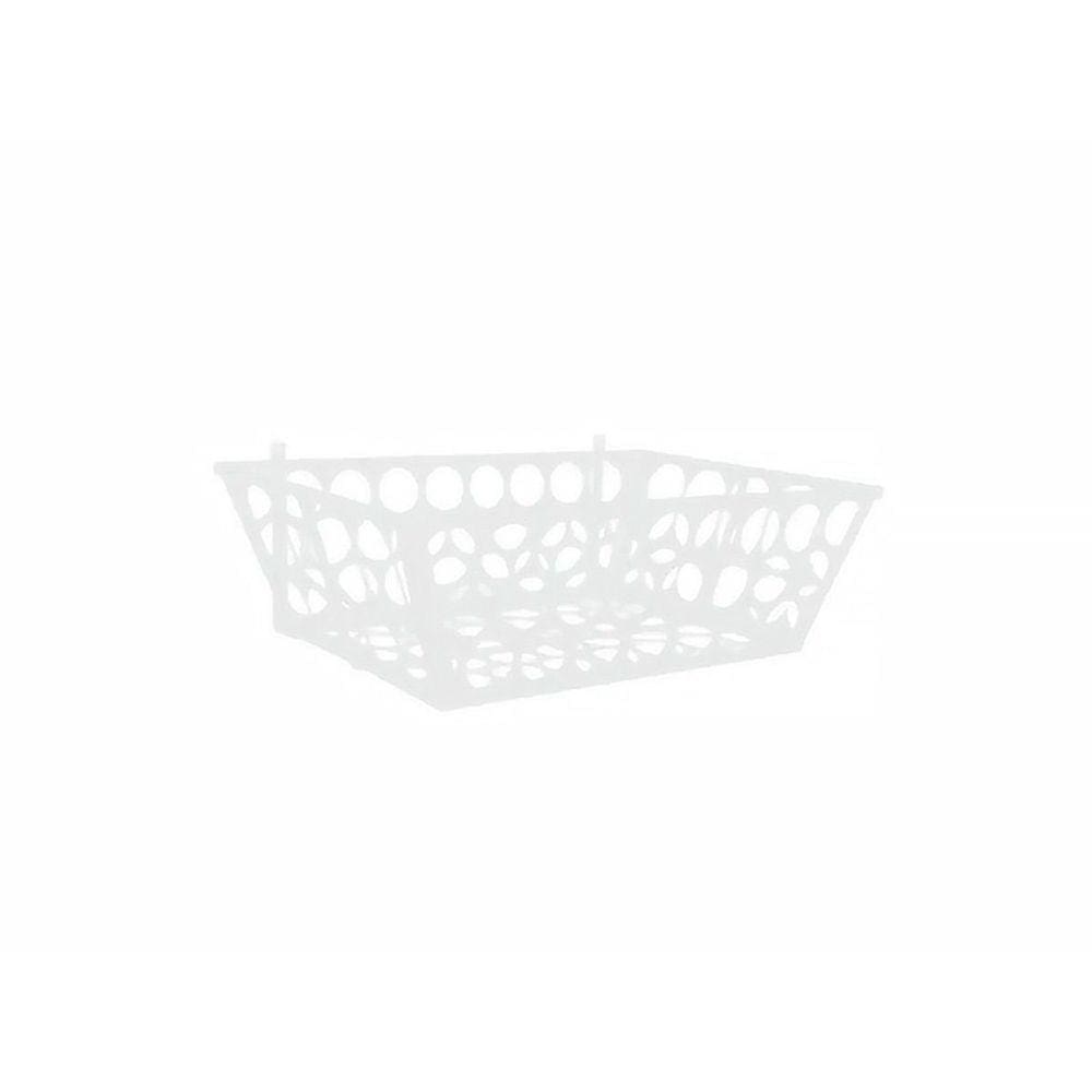 Lixeira de Rua Modelo Retangular 60cm de Parede