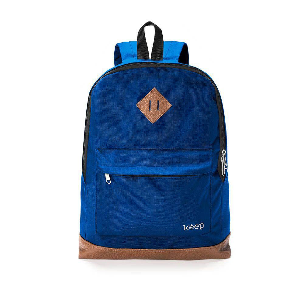 Mochila Keep Everyday 15.6 Pol Azul e Marrom - BO436
