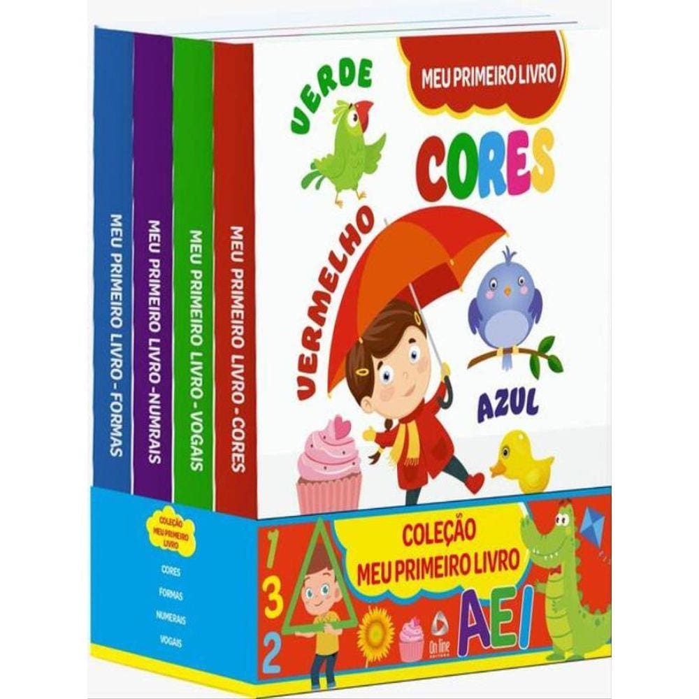 Coleção Meu Primeiro Livro | Kit Com 4 Livros