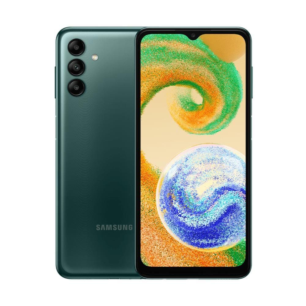 Smartphone Samsung Galaxy A04s, 64GB, 4GB RAM Câmera Tripla 50MP, 2MP 2MP Octa-Core, tela infinita 6.5" - Verde