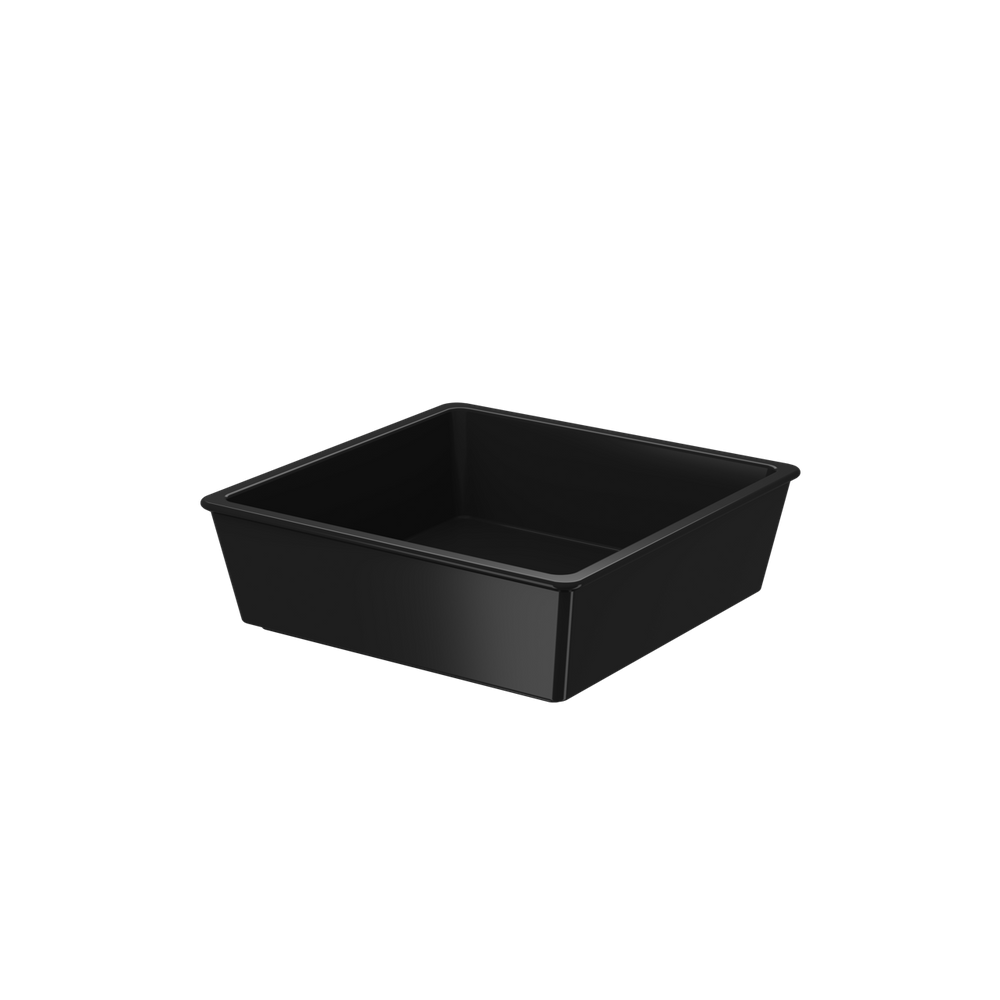 Travessa Pequena Coza Uno 10,7 x 10,7 x 3,4 cm 230 ml Preto
