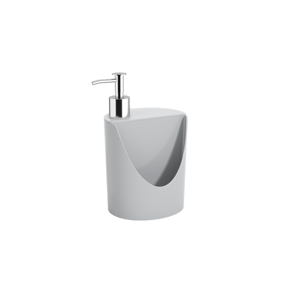 Dispenser R&J Coza Basic 12 x 10,5 x 18 cm 600 ml Cinza Frio