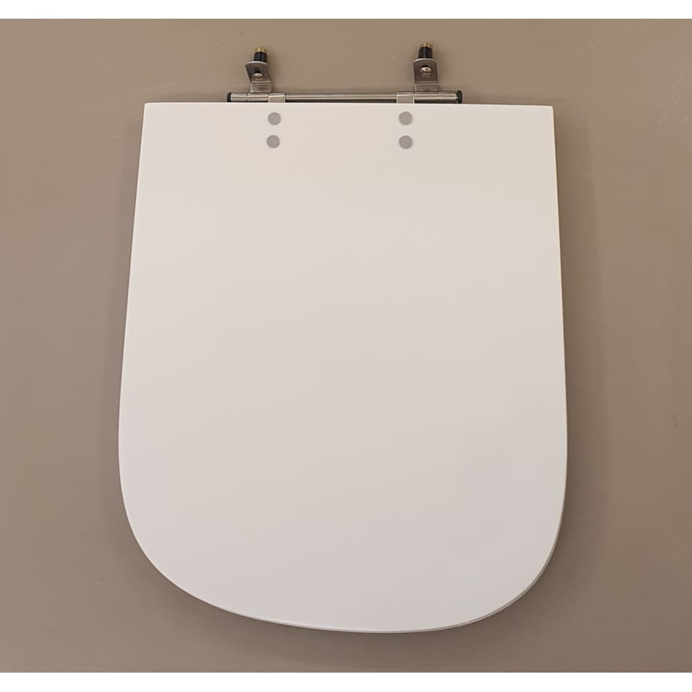Assento De Poliester Polo Branco Para Bacia Deca