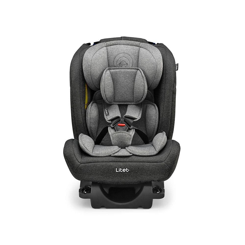 Cadeira para Auto 0-36Kg Isofix Litet All Stages Fix 2.0 Preta e Cinza - BB452