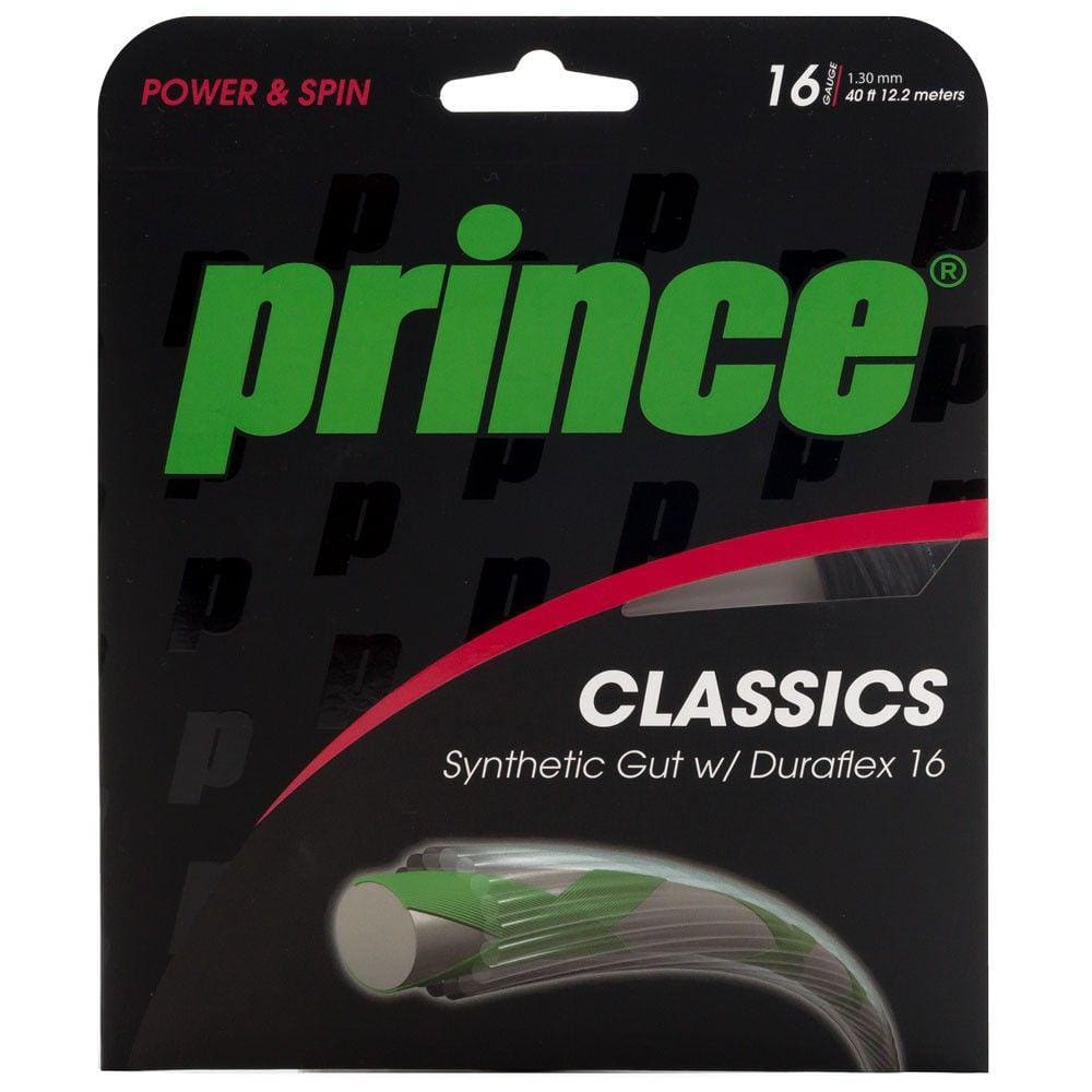 Corda Prince Synthetic Gut Duraflex 16L 1.30mm Ouro - Set individual