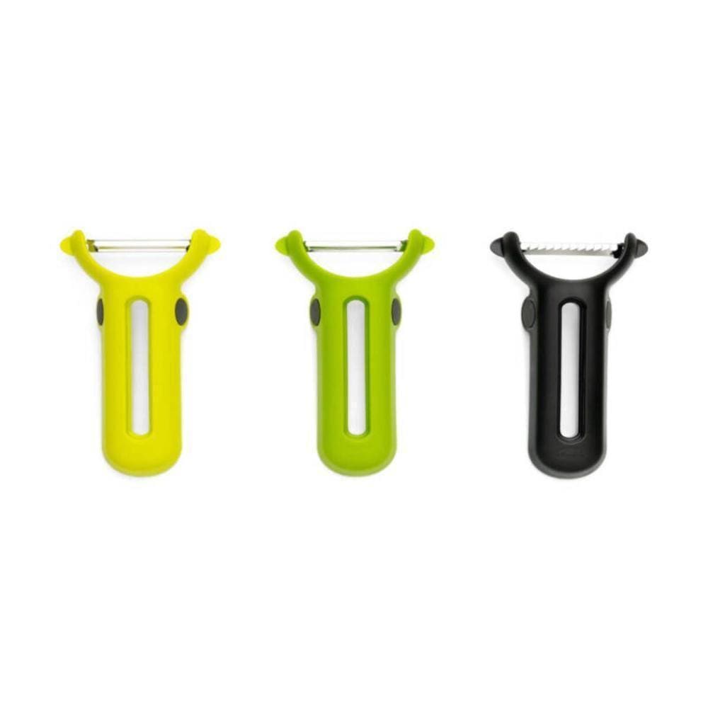 Kit 3 Descascadores Corte Serrilhado Liso Julienne Chef`N