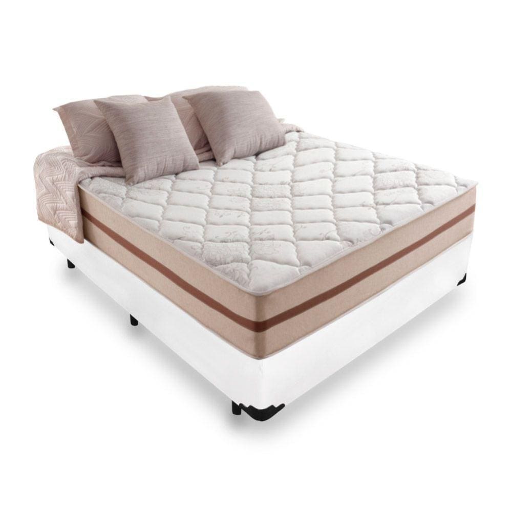 Cama Box Casal Molas Ensacadas Petrus Ortobom Extra