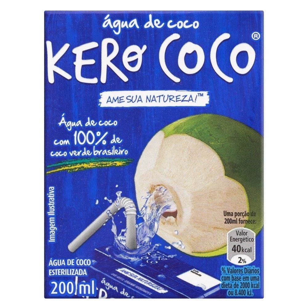 Água de Coco Kero Coco 200ml - 27 Unidades