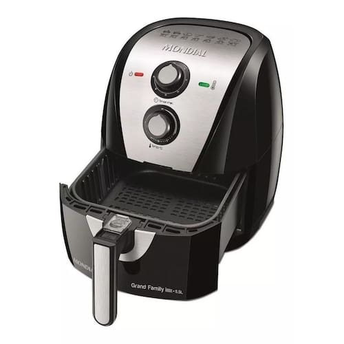 imagem-Fritadeira Elétrica Sem Óleo Mondial Inox Af-55I 5,5L 127V - 110V