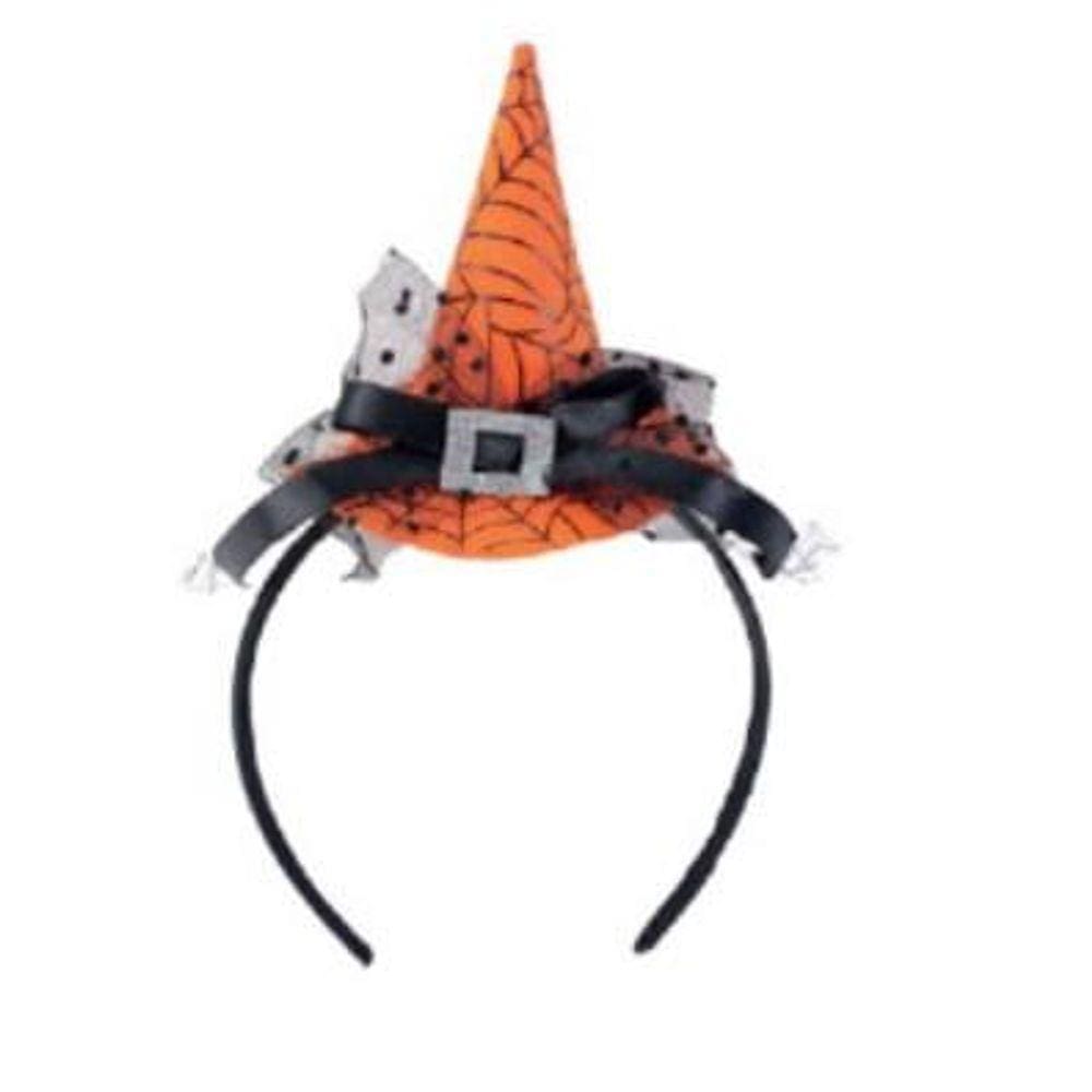 Tiara Halloween Chapéu de Bruxa 3D Piffer 11x26cm 1und