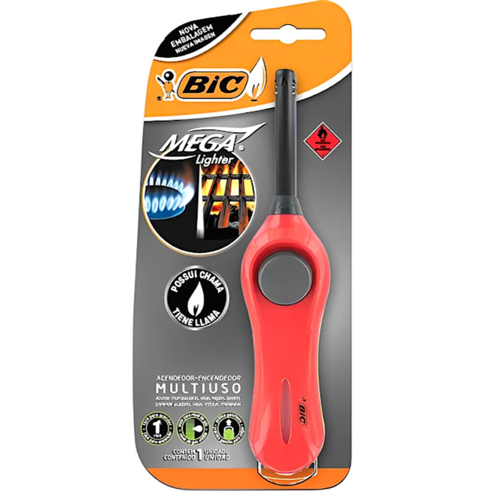 Acendedor De Fogão Multiuso Mega Lighter Bic