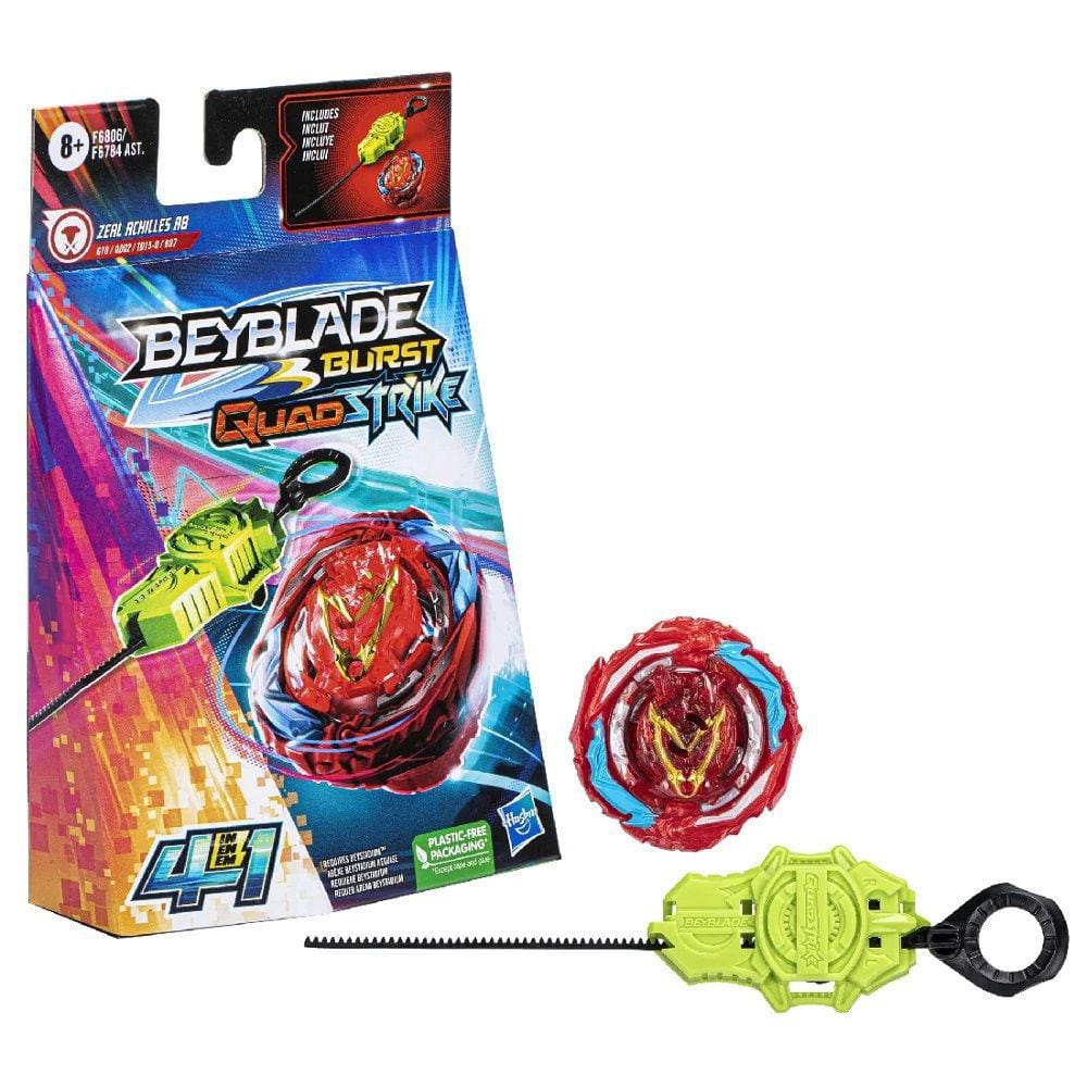 Beyblade Burst Quadstrike Zeal Achilles A8 | Extra