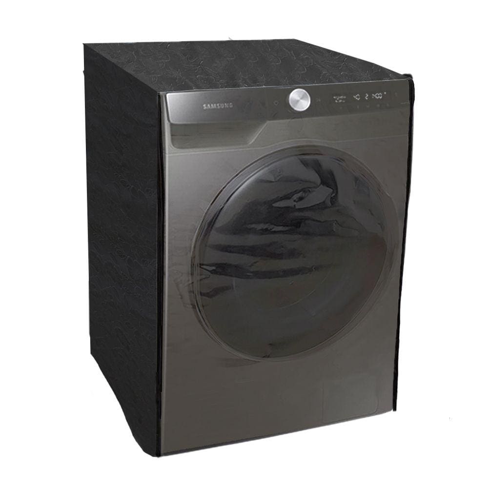 Capa Lava E Seca Samsung Wd11t 11 Kg Transparente Com Ziper Preta