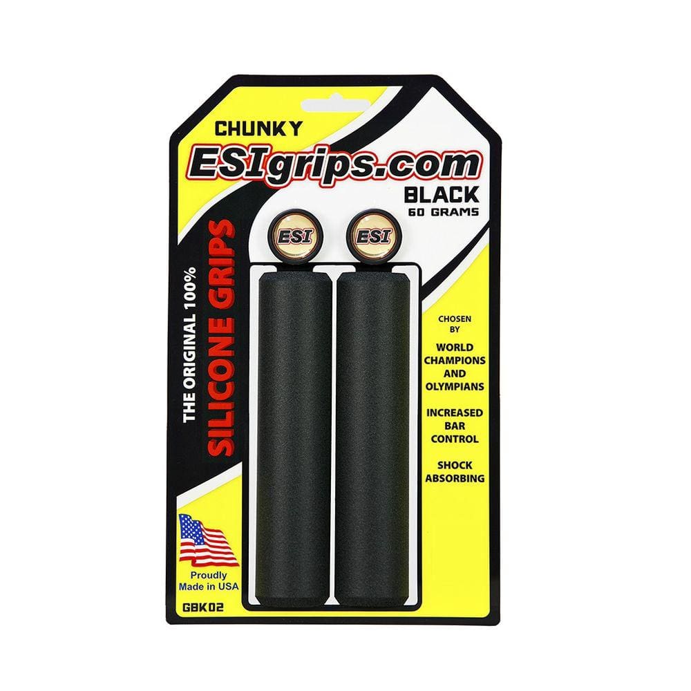 Manopla ESI Grips Chunky Silicones Grips Preto
