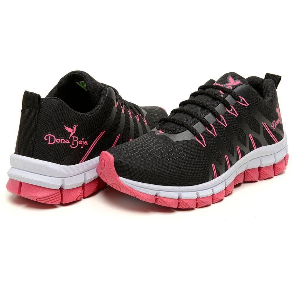 Tênis Feminino Nylon Caminhada Leve Academia Confortável Resistente