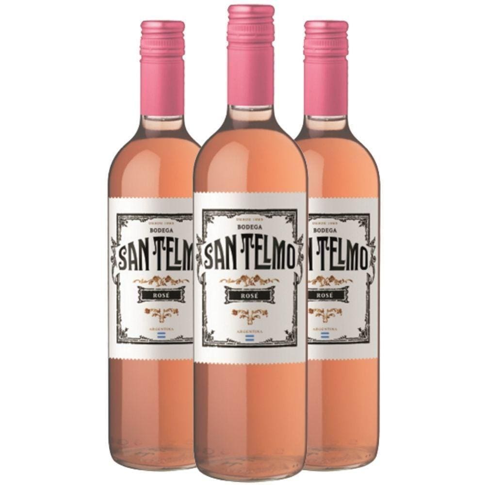 Vinho Rosé San Telmo Blend 750Ml (3 Unidades)