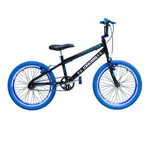 Bicicleta Aro 20 Menino Bmx Cross Freestyle Grau Infantil