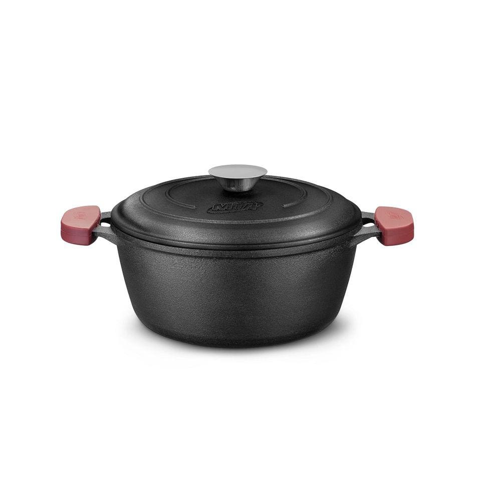 Panela Caçarola de Ferro Fundido 18cm com tampa de ferro MTA 8408