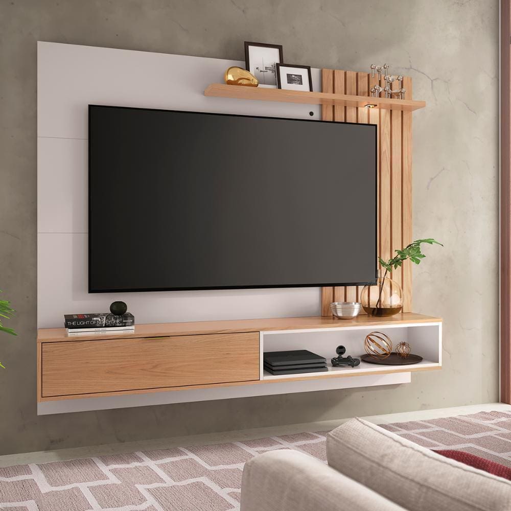 Painel Home Suspenso TV até 60\" 1 Porta 1 Prateleira Tocantins 1.6