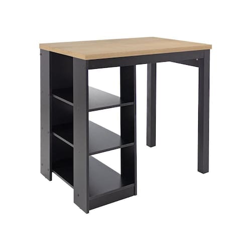 Bancada Cozinha Gourmet Ditália 3 Prateleiras CD-1022 - Preto