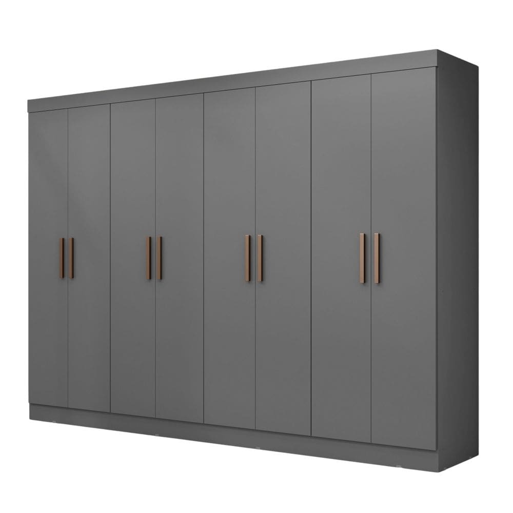 Guarda Roupa Casal 8 Portas 4 Gavetas Paris | Extra