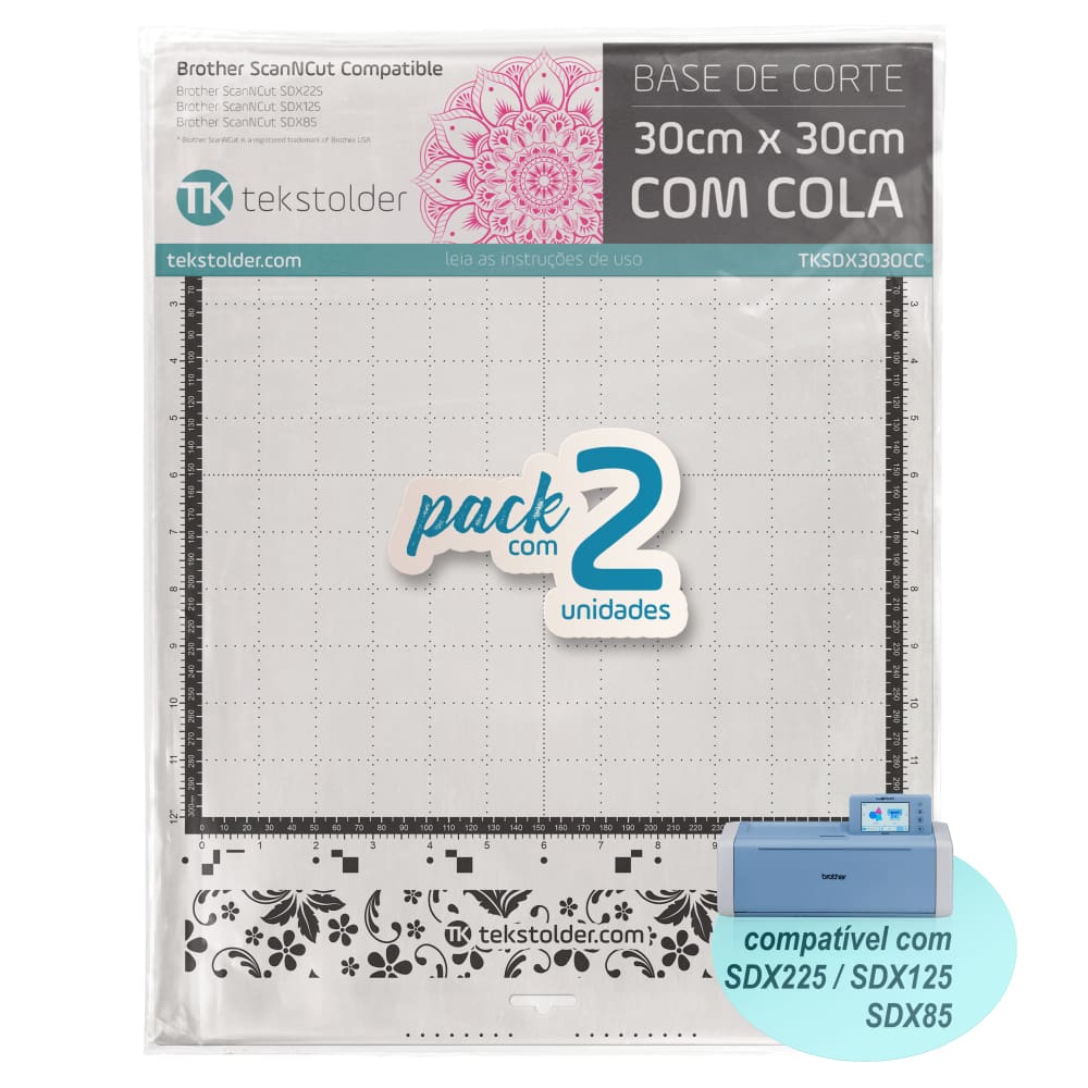 Esteira De Corte Brother Scanncut Sdx 30X30 - C/Cola - 02Pçs