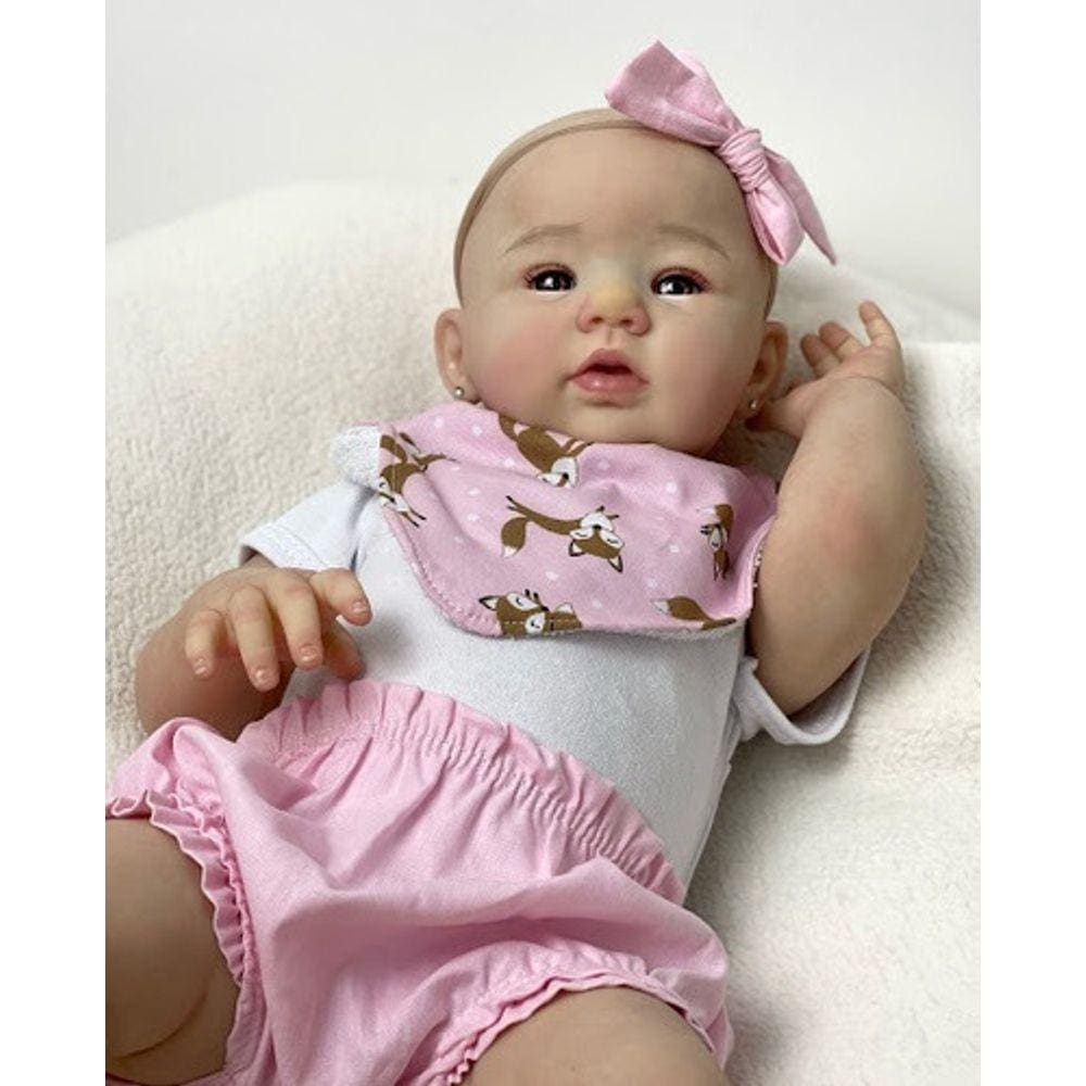 Bebe Reborn Princesa Banho Silicone Realista Abigail