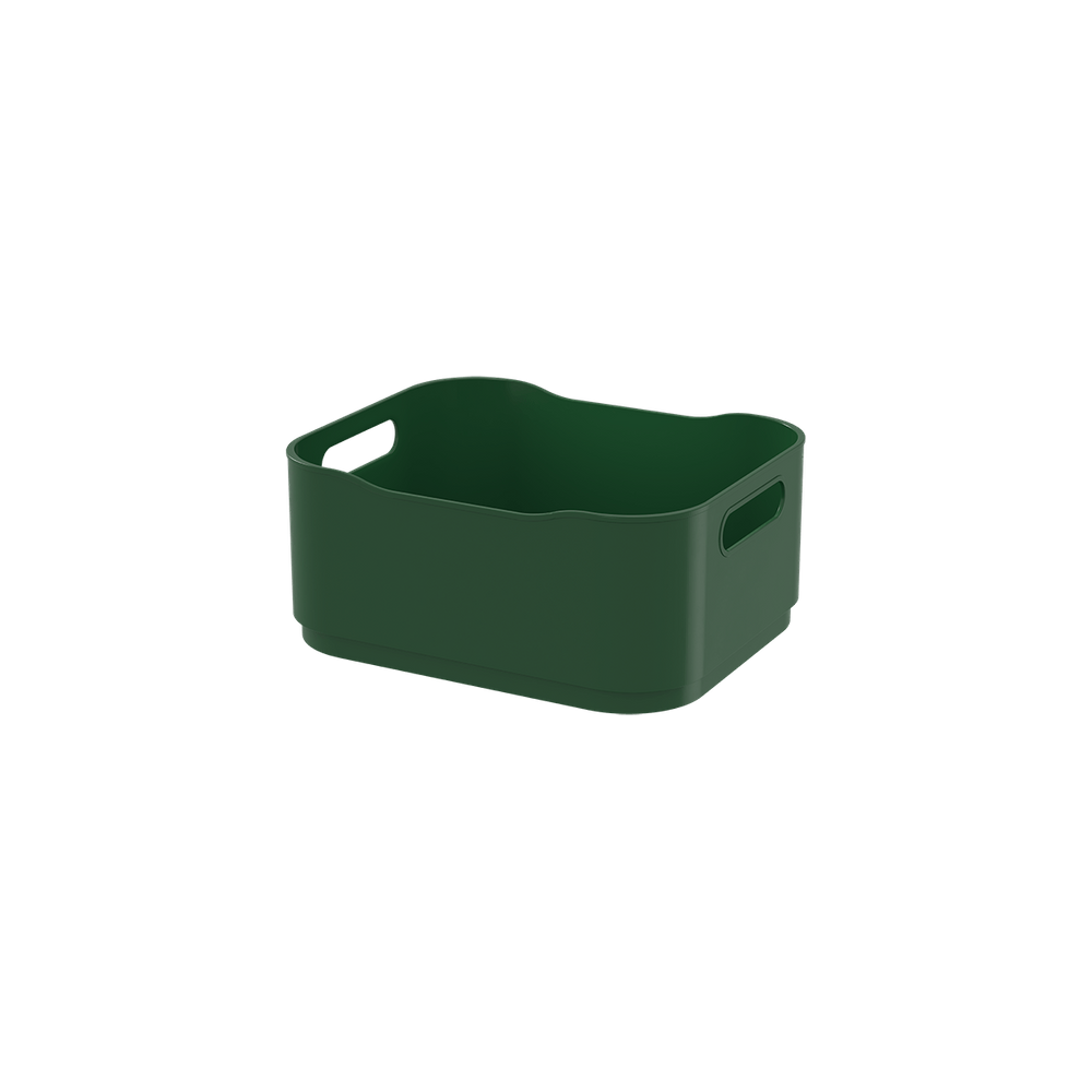 Caixa Organizadora Coza Fit Pequena 18,5 x 15 x 8 cm Verde Palm