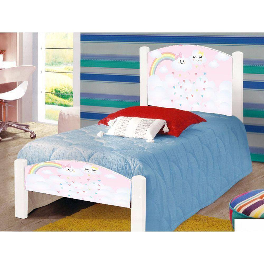 Cama Carro Bloom Infantil Menina Cor Rosa - De A-Z E-Shop