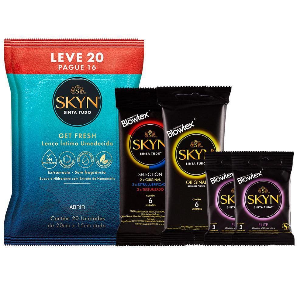 Kit Preservativo SKYN