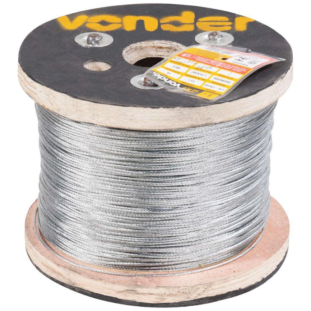 Cabo de ACO Galvanizado Vonder 1,5MM 6X7 Bobina 500M