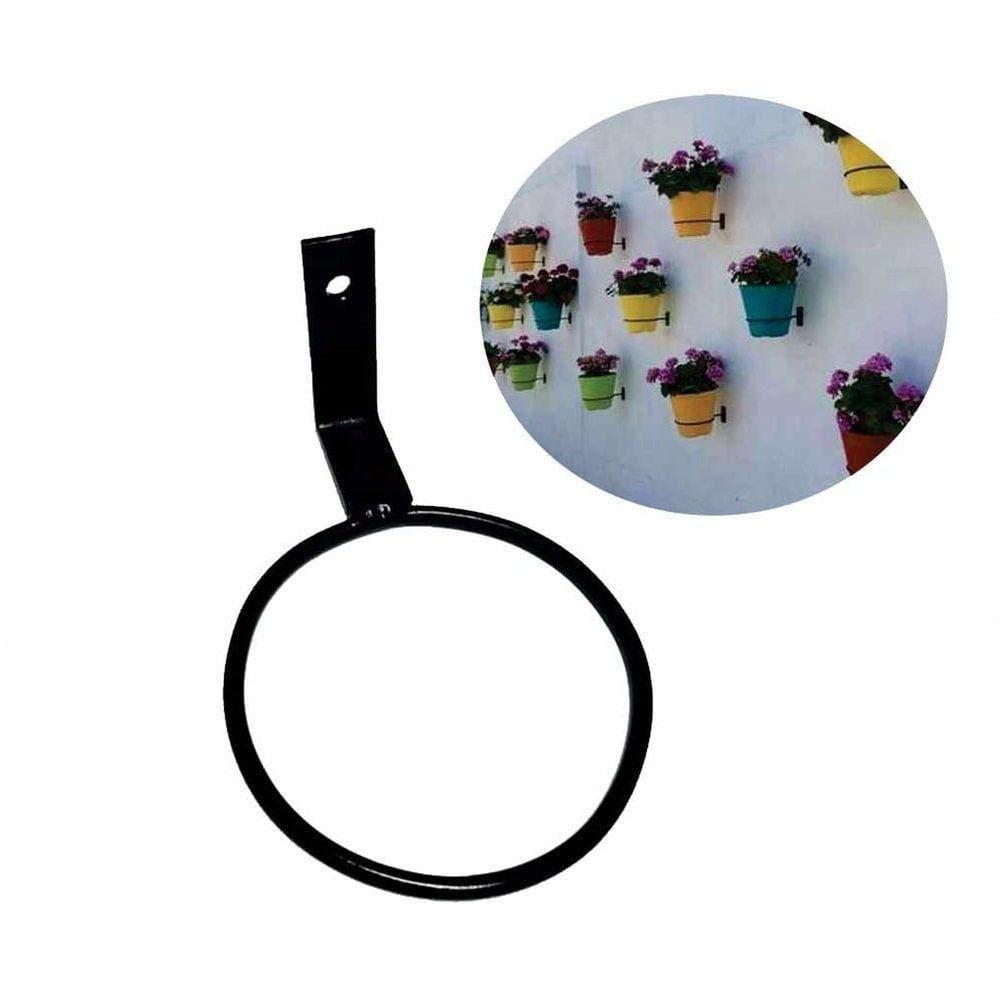 Suporte Ferro Pendurar Vaso De Planta Parede Gancho 9cm 6pc