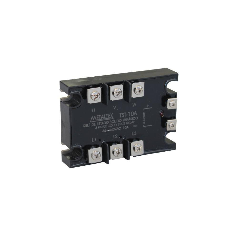 Relé De Estado Sólido Trifásico 10A Tst - Metaltex