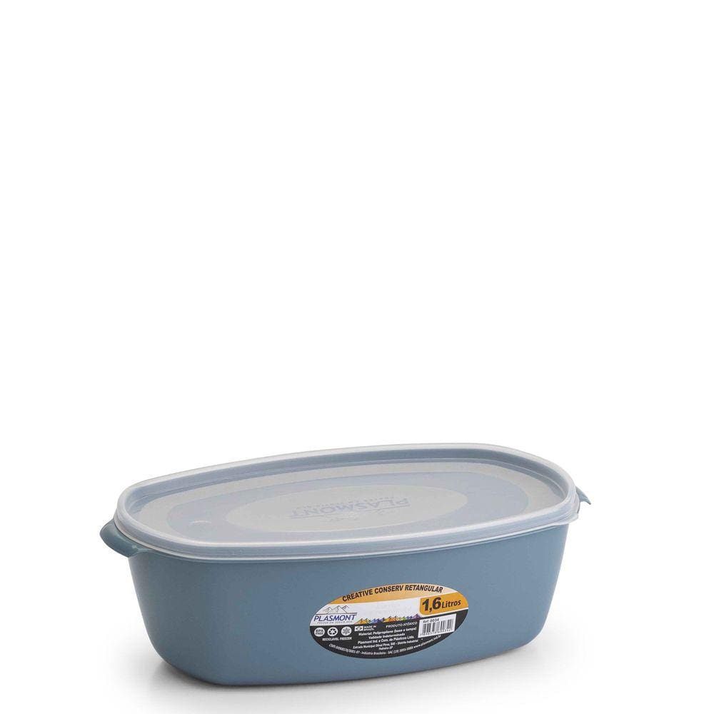 Vasilha Para Armazenar Alimentos Creative Conserv Retangular 1,6L